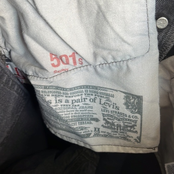 VTG Levi's Signature 501 UFP Spaceship Embroidered Jeans - Picture 11 of 11